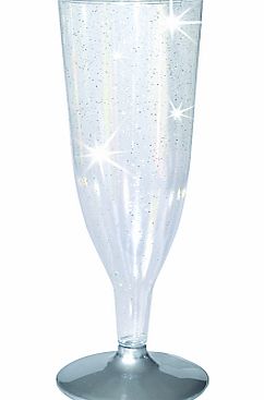 Duni Disposable Champagne Flutes, Set of 8