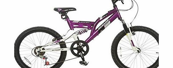Dunlop Kids Childrens Mountain Bike Cycle Bicycle 20`` Wheels 6 Speed