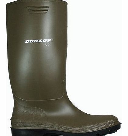 Dunlop MENS GREEN DUNLOP WELLINGTON BOOTS UK8