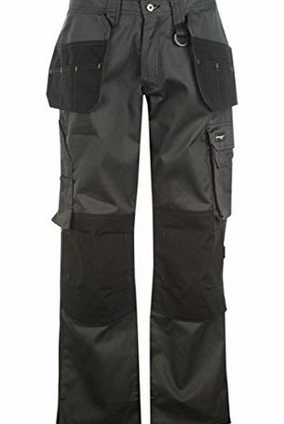 Dunlop On Site Trousers Mens Black/Charcoal Extra Sml