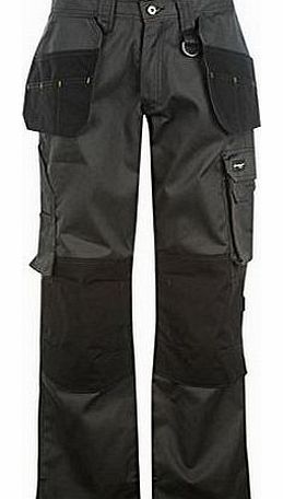 Dunlop On Site Trousers Mens Black/Charcoal Medium
