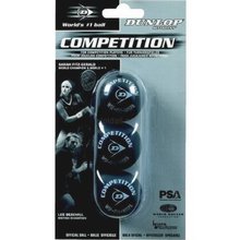 dunlop Revelation Competition Squash Balls (Pack of 3)