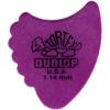 Dunlop Tortex Fin Purple - 1.14mm (72 Pack)