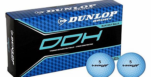 Dunlop Unisex DDH Ti 15 Pack Golf Balls Blue One Size