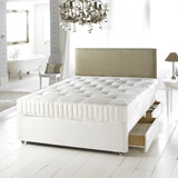 Dunlopillo 180cm Chardonnay 4 Drawer Sprung Edge Super King Size Divan Set