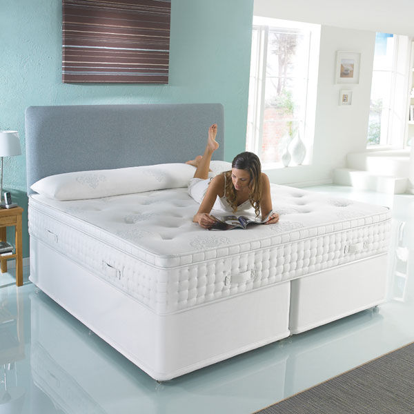 Dunlopillo Beds Champagne 1600 5ft Kingsize Divan Bed