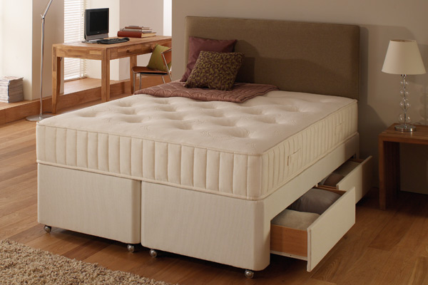 Chardonnay Pocket Latex Divan Bed Double 135cm