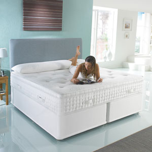 Pocket Latex Collection Champagne 6ft Divan Bed