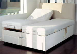 The Nouveau Electrically Adjustable 6ft Bed (2 x 3ft linked)