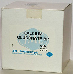 Dunlops General Calcium Gluconate Powder