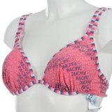 DUO GEAR Ocean Pacific Bikini Bra Ladies Heart Text 12