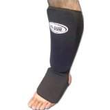 DUO GEAR XL BLACK Muay Thai Kickboxing Karate Shin and Instep