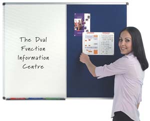 Duo notice-drywipe board