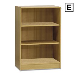 duo Office Furniture Medium Bookcase - Beech