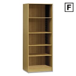 duo Office Furniture Tall Bookcase - Beech 74W