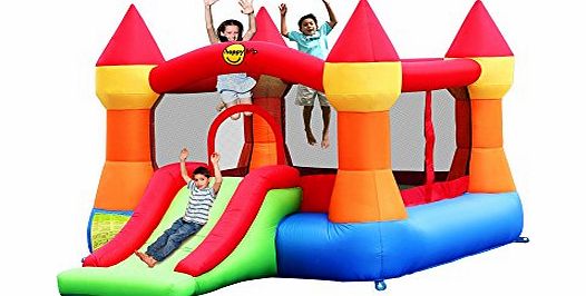 Duplay 12 x 9ft Turret Kids Bouncy Castle complete with Airflow Fan