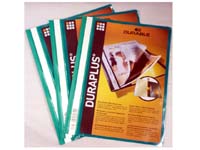 Durable 2579 A4 Duraplus folder with green back