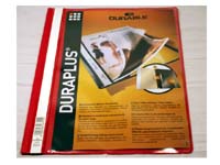 Durable 2579 A4 Duraplus folder with red back