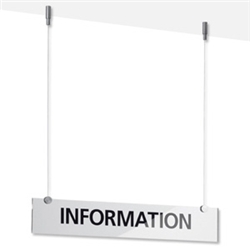 Durable Crystal Suspension Sign Acrylic with