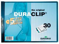 Durable Duraclip A4 landscape folder with dark