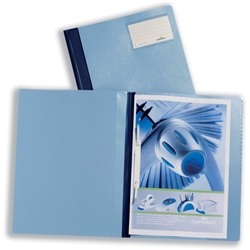 Durable Opaque Document File Blue