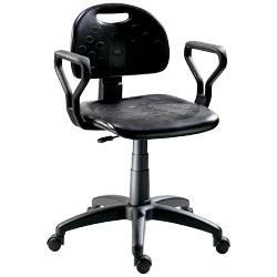 Durable Polyurethane Operators Chair Black