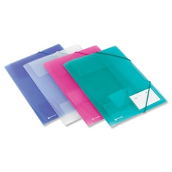 Durable Rexel Ice File 4-Fold Durable Polypropylene