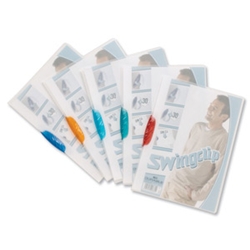 Durable Swingclip Crystal Folder Polypropylene