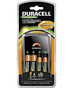 Duracell 15 Minute AA/AAA Battery Charger