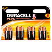 Duracell AA 8 Pack Batteries