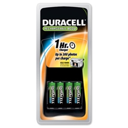 Duracell Battery Charger One Hour and 4xAA
