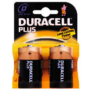 Duracell D 2 Pack Batteries