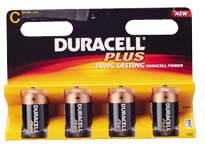DURACELL PLUS C X4
