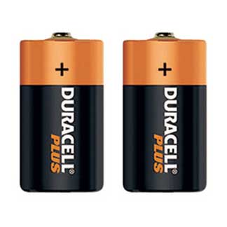 Duracell Plus D Batteries (2 Pack)