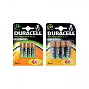 Duracell Rechargeable Supreme 2450mAh AA - 4