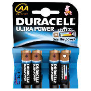 Duracell Ultra M3 AA 4 Pack Batteries
