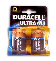duracell ULTRA M3 Extra High Power Alkaline - D Cell (MN1300) - Pack of 2