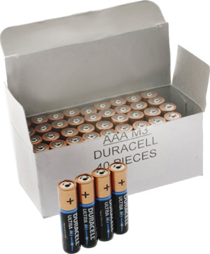 Duracell ULTRA M3 Extra High Power Alkaline ~ AAA - Box of 40 - SPECIAL !