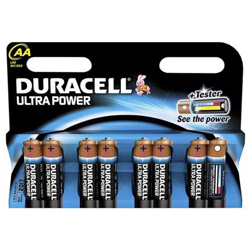 Duracell Ultra Power AA Batteries Pack of 8