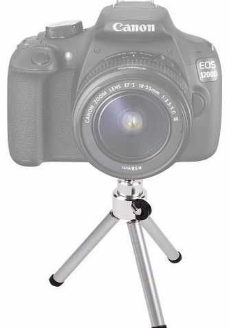 Collapsible Aluminium Mini Camera Tripod For Canon EOS 1200D / Rebel T3, T4i & T5i