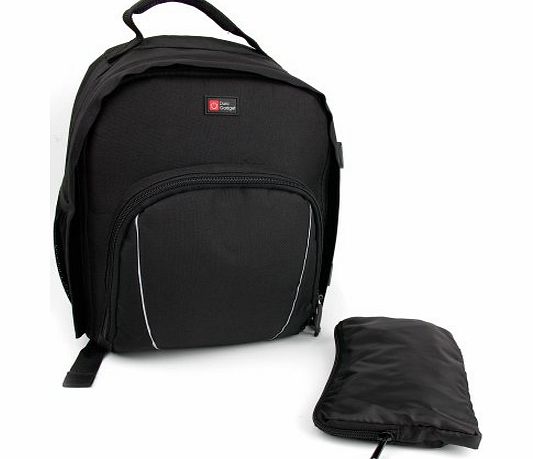 DURAGADGET Custom Fit Rucksack Backpack For digital SLR cameras / bag Compatible with Sony Alpha /DSC DSLR range