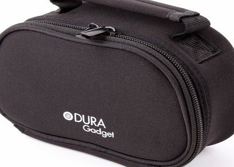 DURAGADGET Large Water resistance neoprene camcorder case for Toshiba Camileo H and Pro range