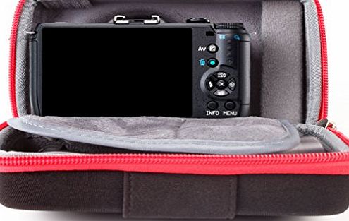DURAGADGET Portable Body Case Protector Bag For Pentax Q10 Camera, With Elastic Belt Loop