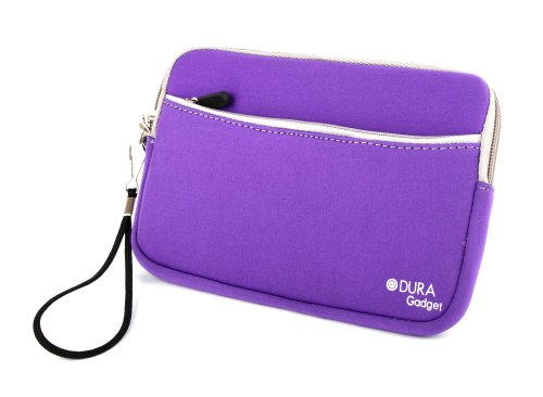 DURAGADGET Purple ``Travel`` Water Resistant Cover With Front Storage Section 
