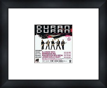 DURAN DURAN UK Tour 2005 - Custom Framed Original Ad