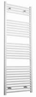 DuraTherm Straight White Towel Rail 1500mm H x 600mm W (2077 BTUs)