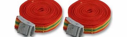 Duratool Advanced-Technology DURATOOL D00048 TIE DOWN STRAPS (25mm) - 2 x 5m Set