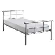 Single Bed, Black Finish, With Brook
