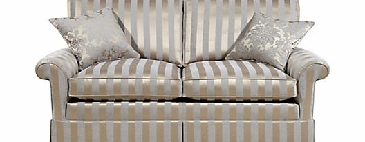 Duresta Woburn Large Sofa, Oscar Silver Stripe