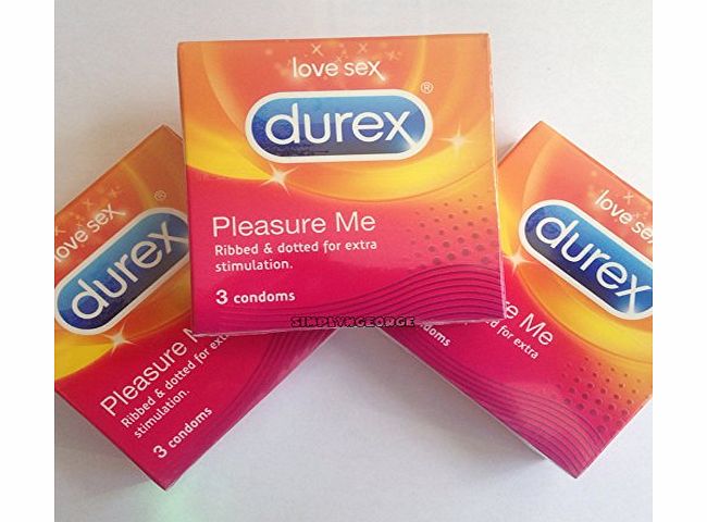 Durex 6 x Durex Pleasure Me Condoms (Formerly Known as Pleasuremax Condom)